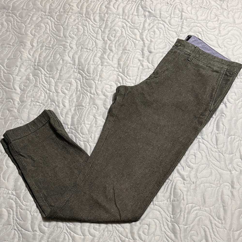 J. Crew Men's 484 Slim-fit Chino pant in stretch brushed twill, 33 x 32